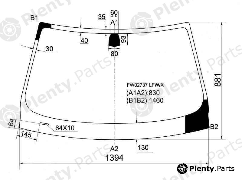  XYG part FW02737LFW/X (FW02737LFWX) Replacement part