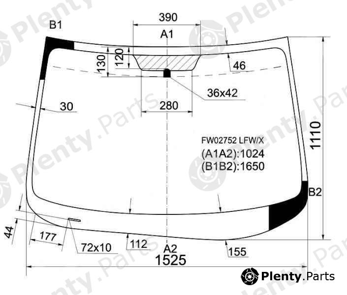  XYG part FW02752LFW/X (FW02752LFWX) Replacement part