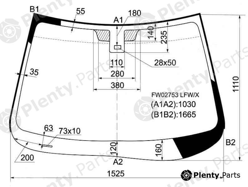  XYG part FW02753LFW/X (FW02753LFWX) Replacement part