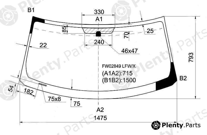  XYG part FW02849LFW/X (FW02849LFWX) Replacement part