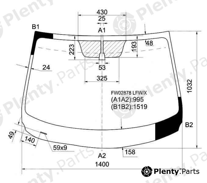  XYG part FW02878LFW/X (FW02878LFWX) Replacement part