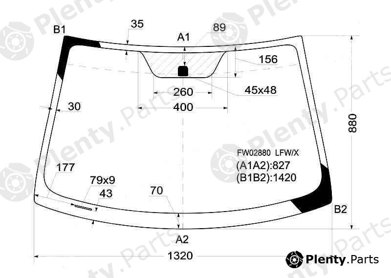  XYG part FW02880LFW/X (FW02880LFWX) Replacement part