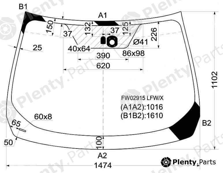  XYG part FW02915LFW/X (FW02915LFWX) Replacement part