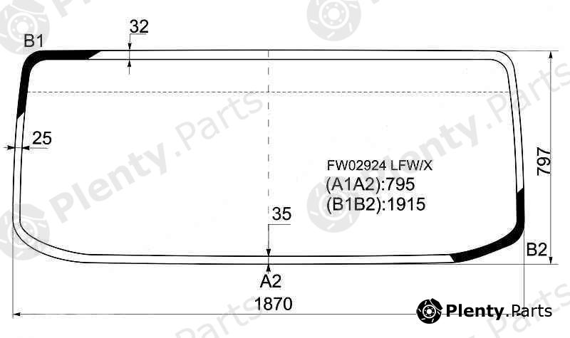  XYG part FW02924LFW/X (FW02924LFWX) Replacement part