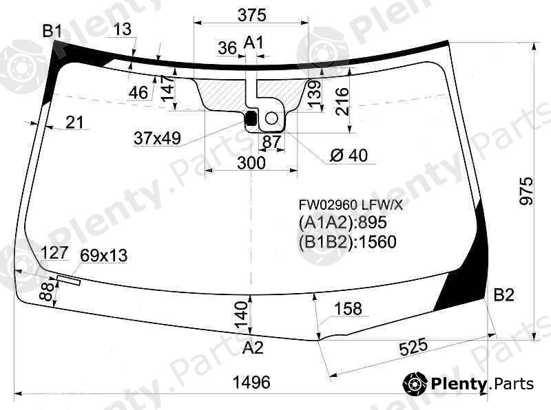  XYG part FW02960LFW/X (FW02960LFWX) Replacement part