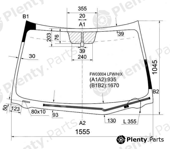  XYG part FW03004LFW/H/X (FW03004LFWHX) Replacement part