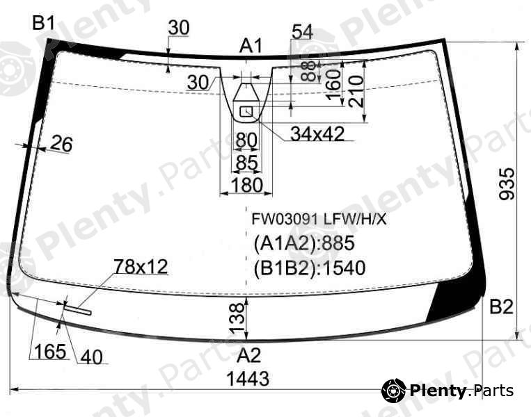  XYG part FW03091LFW/H/X (FW03091LFWHX) Replacement part