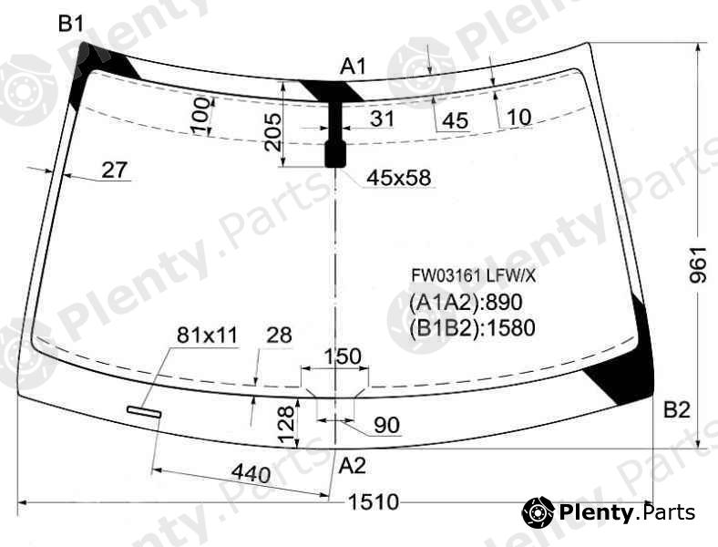  XYG part FW03161LFW/X (FW03161LFWX) Replacement part