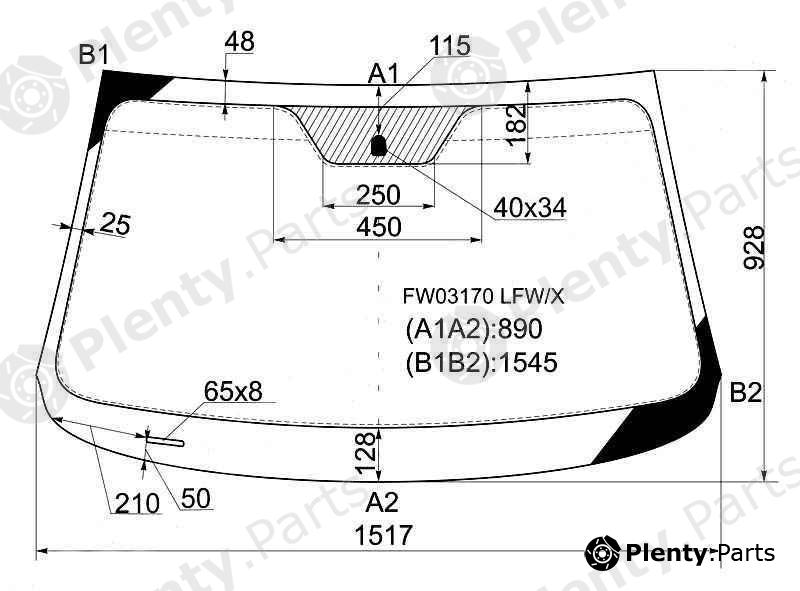  XYG part FW03170LFW/X (FW03170LFWX) Replacement part