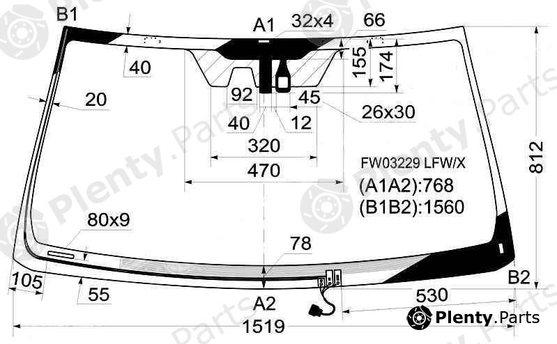  XYG part FW03229LFW/H/X (FW03229LFWHX) Replacement part