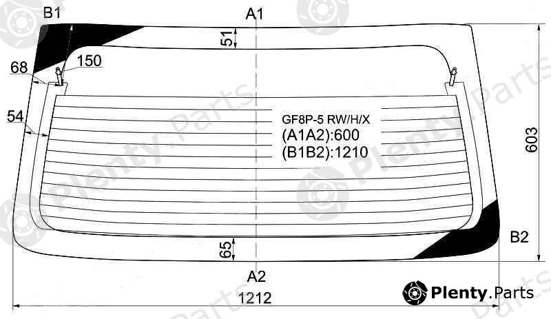 XYG part GF8P-5RW/H/X (GF8P5RWHX) Replacement part