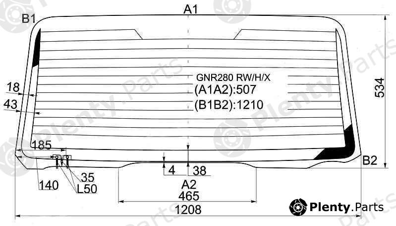  XYG part GNR280RW/H/X (GNR280RWHX) Replacement part