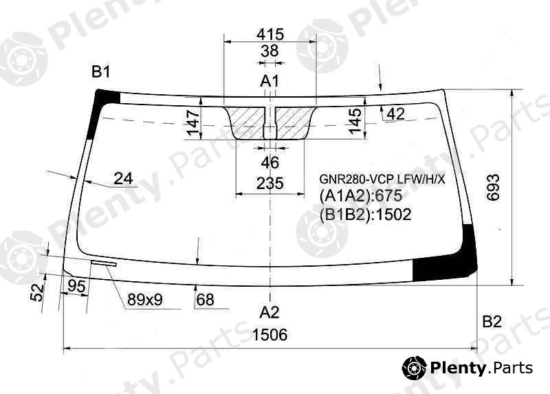  XYG part GNR280-VCPLFW/H/X (GNR280VCPLFWHX) Replacement part