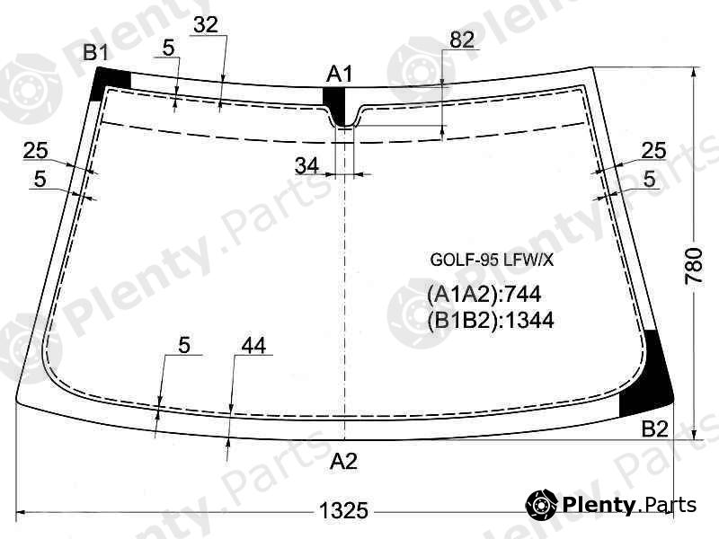  XYG part GOLF-95LFW/X (GOLF95LFWX) Replacement part
