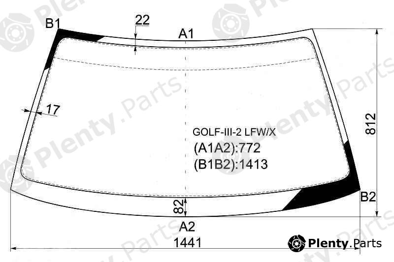  XYG part GOLF-III-2LFW/X (GOLFIII2LFWX) Replacement part