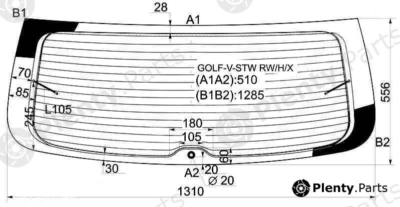  XYG part GOLF-V-STWRW/H/X (GOLFVSTWRWHX) Replacement part