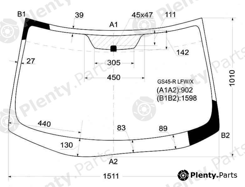  XYG part GS45-RLFW/X (GS45RLFWX) Replacement part