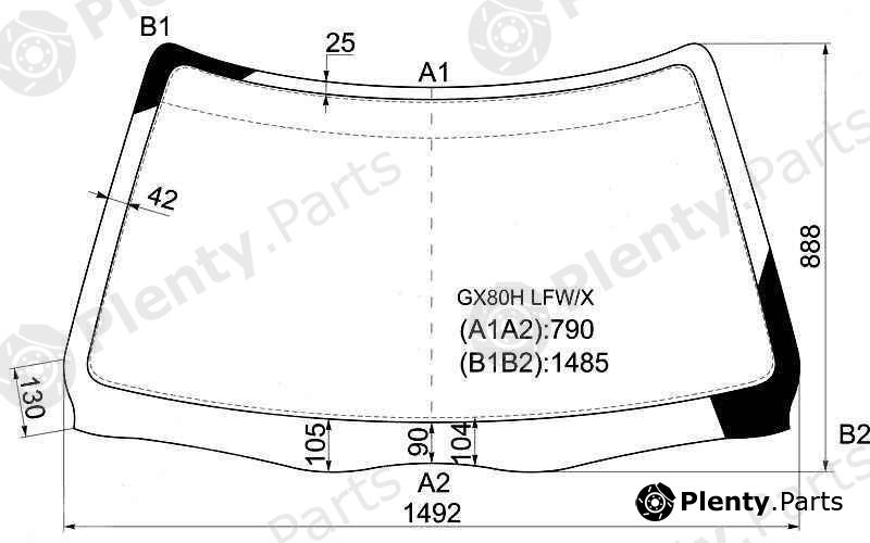  XYG part GX80HLFW/X (GX80HLFWX) Replacement part