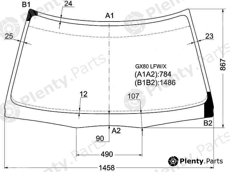  XYG part GX80LFW/X (GX80LFWX) Replacement part