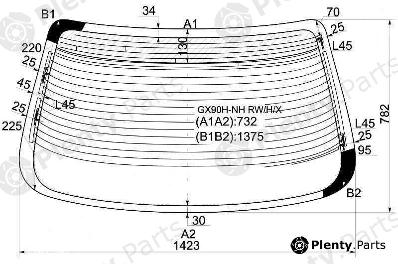  XYG part GX90-NHRW/H/X (GX90NHRWHX) Replacement part