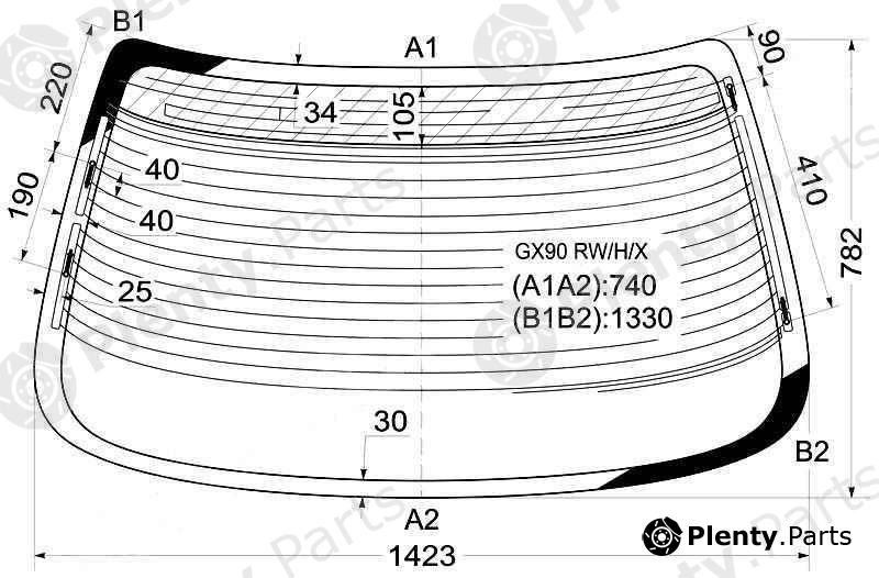  XYG part GX90RW/H/X (GX90RWHX) Replacement part
