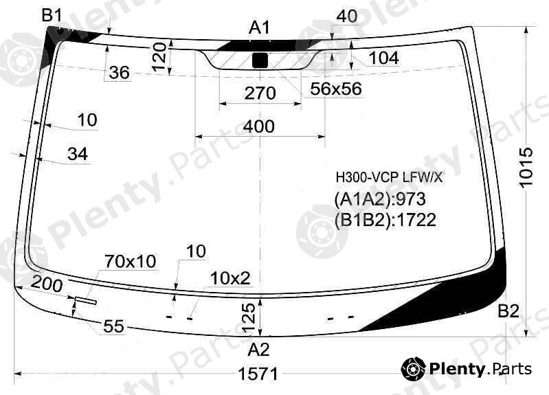  XYG part H300-VCPLFW/X (H300VCPLFWX) Replacement part