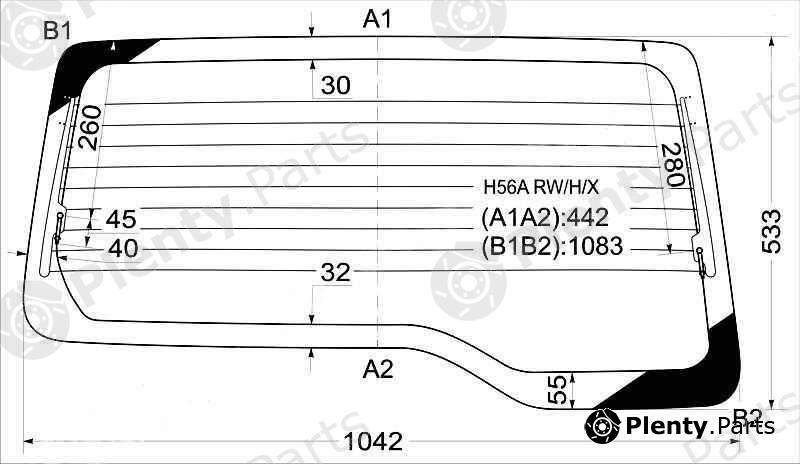  XYG part H56ARW/H/X (H56ARWHX) Replacement part