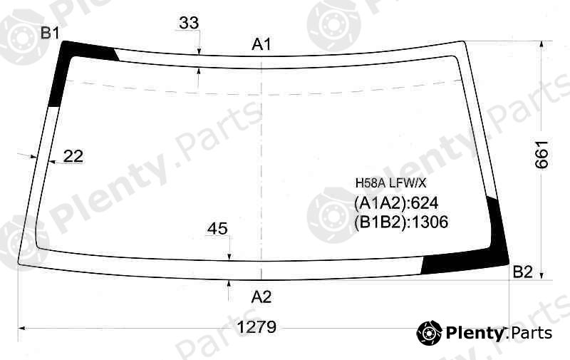  XYG part H58ALFW/X (H58ALFWX) Replacement part