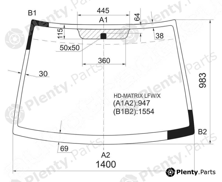  XYG part HD-MATRIXLFW/X (HDMATRIXLFWX) Replacement part