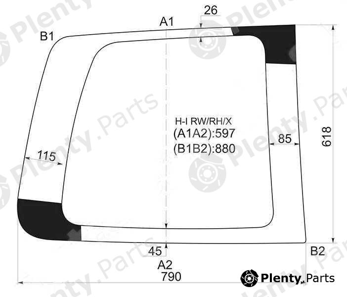  XYG part H-IRW/RH/X (HIRWRHX) Replacement part