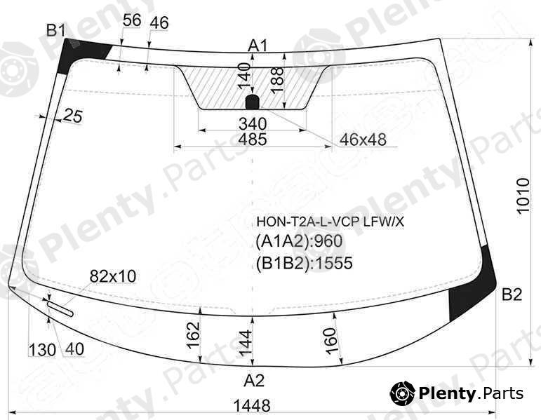  XYG part HON-T2A-L-VCPLFW/X (HONT2ALVCPLFWX) Replacement part