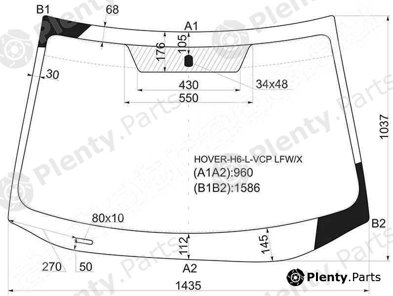  XYG part HOVER-H6-L-VCPLFW/X (HOVERH6LVCPLFWX) Replacement part