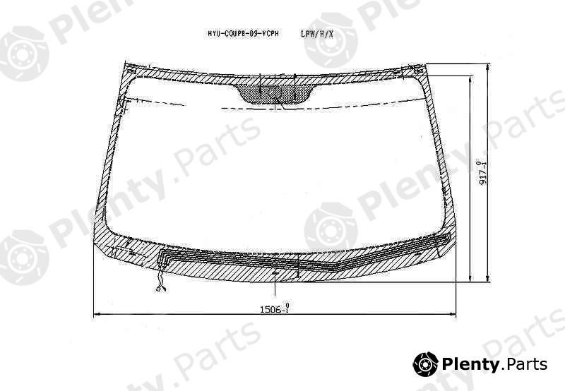  XYG part HYU-COUPE-09LFW/H/X (HYUCOUPE09LFWHX) Replacement part