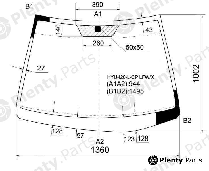  XYG part HYU-I20-L-CPLFW/X (HYUI20LCPLFWX) Replacement part