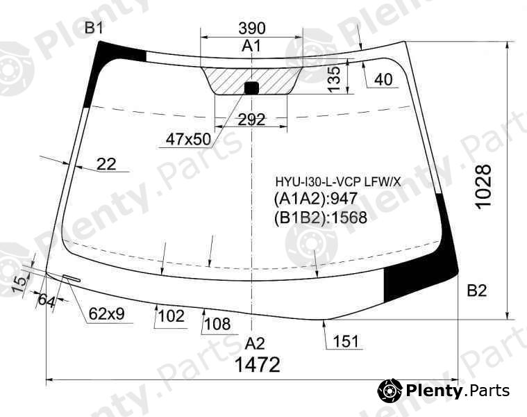  XYG part HYU-I30-L-VCPLFW/X (HYUI30LVCPLFWX) Replacement part