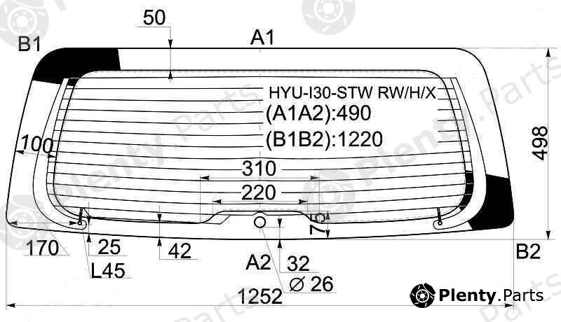 XYG part HYU-I30-STWRW/H/X (HYUI30STWRWHX) Replacement part