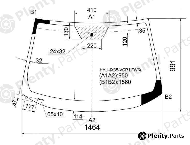 XYG part HYU-IX35-VCPLFW/X (HYUIX35VCPLFWX) Replacement part