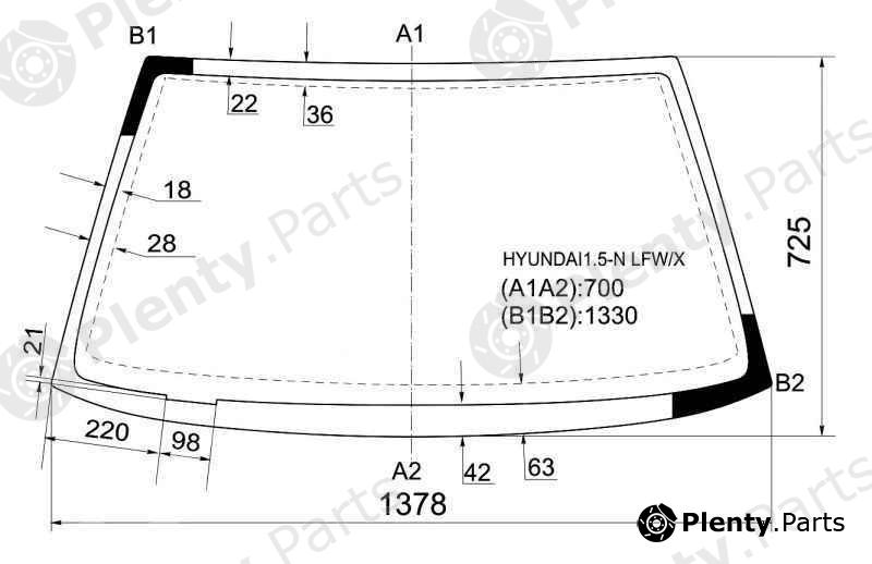  XYG part HYUNDAI1.5-NLFW/X (HYUNDAI15NLFWX) Replacement part