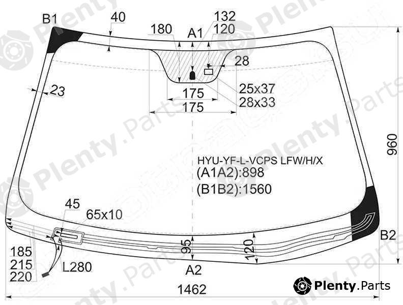  XYG part HYU-YF-L-VCPSLFW/H/X (HYUYFLVCPSLFWHX) Replacement part