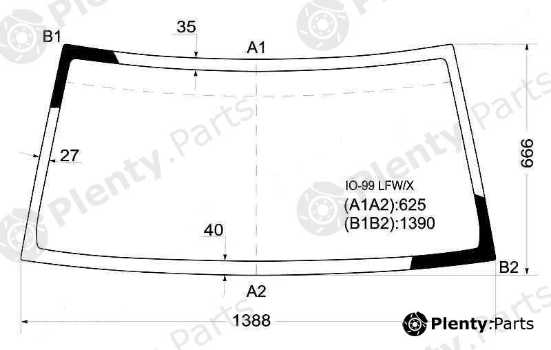  XYG part IO-99LFW/X (IO99LFWX) Replacement part