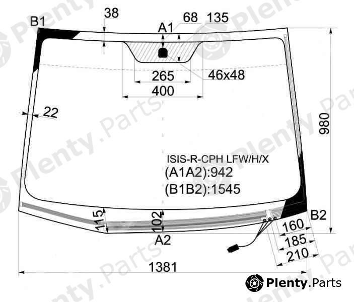  XYG part ISIS-R-CPHLFW/H/X (ISISRCPHLFWHX) Replacement part