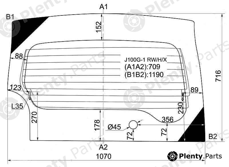  XYG part J100G-1RW/H/X (J100G1RWHX) Replacement part