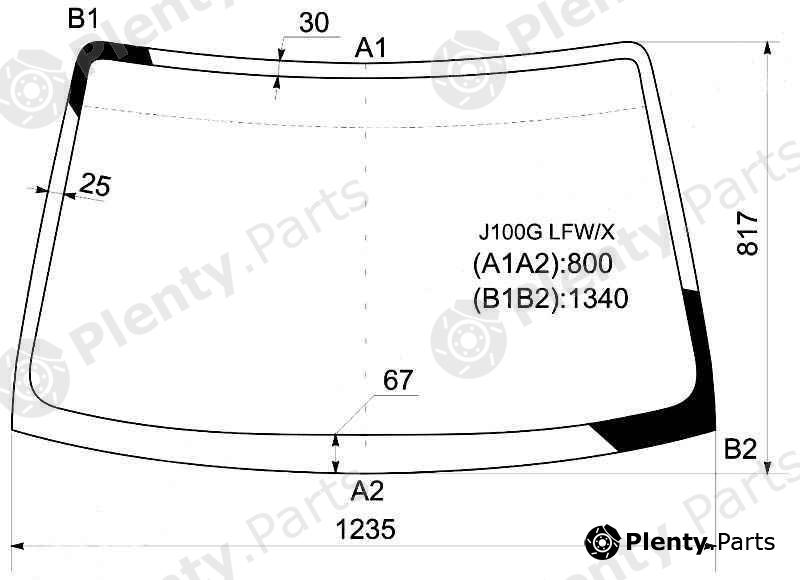  XYG part J100GLFW/X (J100GLFWX) Replacement part