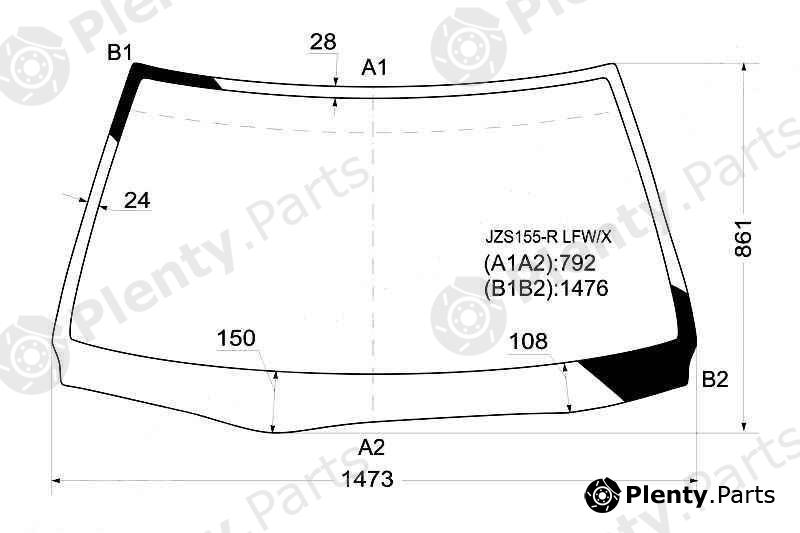  XYG part JZS155-RLFW/X (JZS155RLFWX) Replacement part
