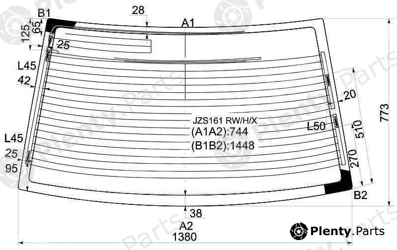  XYG part JZS161RW/H/X (JZS161RWHX) Replacement part