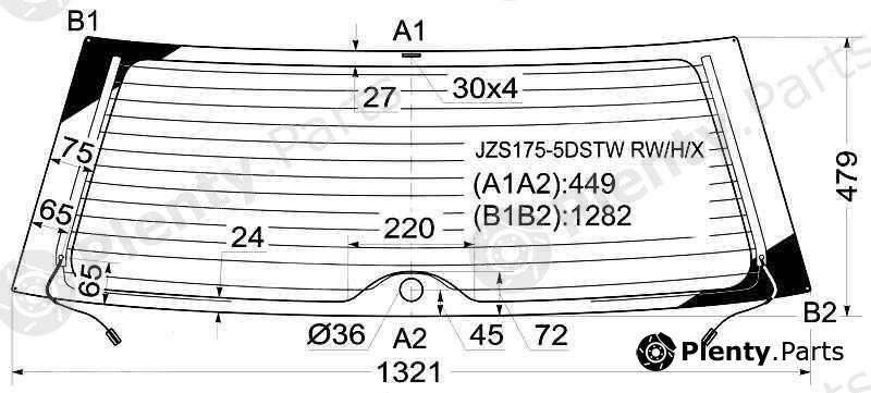  XYG part JZS175-5DSTWRW/H/X (JZS1755DSTWRWHX) Replacement part