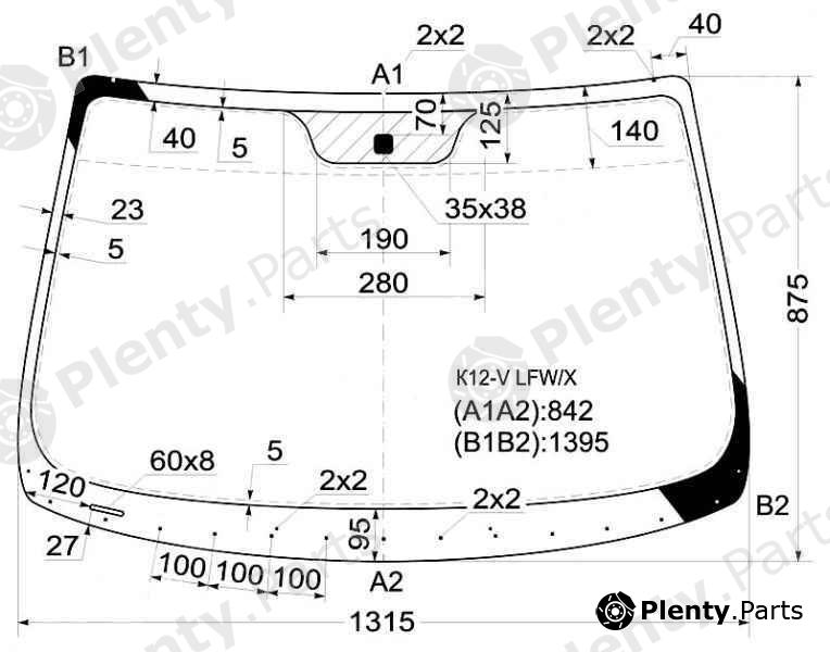  XYG part K12-VLFW/X (K12VLFWX) Replacement part