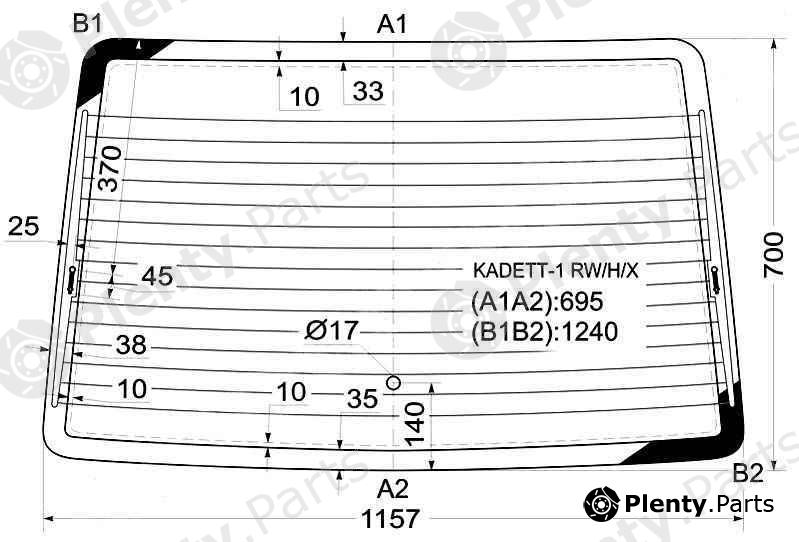 XYG part KADETT-1RW/H/X (KADETT1RWHX) Replacement part