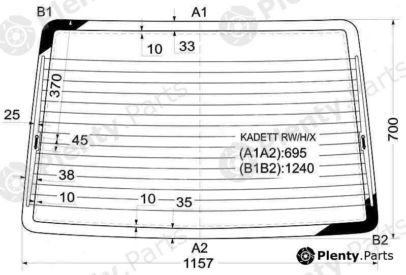 XYG part KADETTRW/H/X (KADETTRWHX) Replacement part
