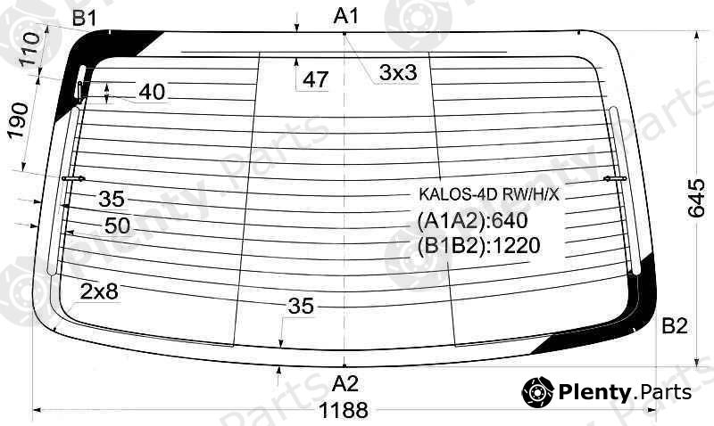  XYG part KALOS-4DRW/H/X (KALOS4DRWHX) Replacement part
